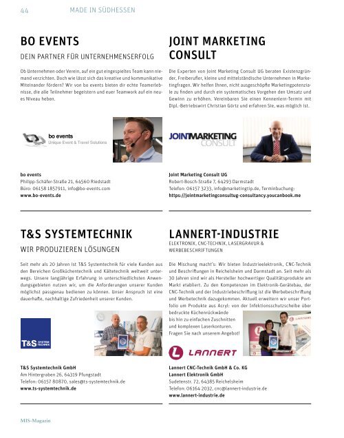 M das Magazin für Wirtschaft und Gesellschaft - Darmstadt No. 03 2020