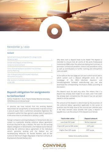 CONVINUS Global Mobility Solutions - Newsletter 3.2020_english