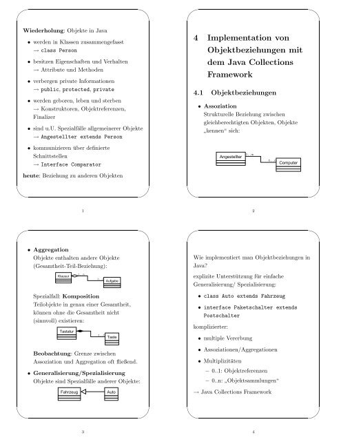 4 Folien/Blatt - Arbeitsgruppe Theoretische Informatik und IT ...