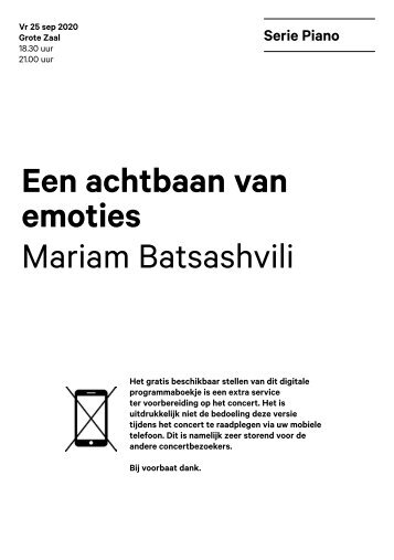 2020 09 25 Een achtbaan van emoties - Mariam Batsashvili