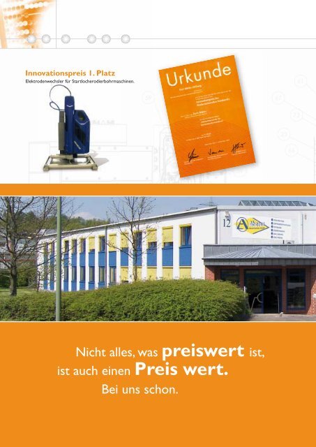 Imagebroschüre der Abacus Maschinenbau GmbH