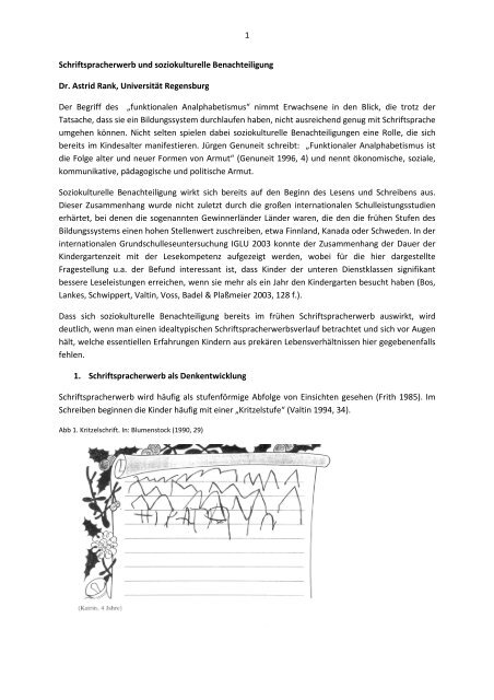 Primäre Und Sekundäre Effekte Der Sozialen Herkunft Faktoren der sozialen Herkunft (nach Baumert und Schümer 2001)
