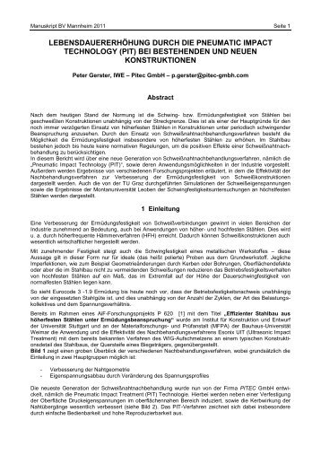 Kurzfassung des Vortrags als PDF - DVS Mannheim-Ludwigshafen