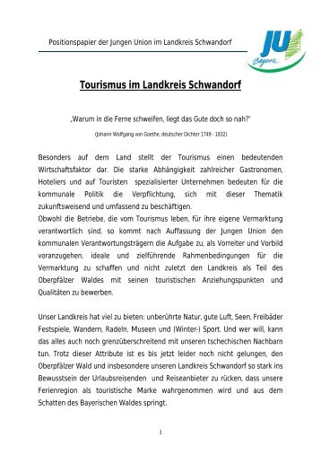 Tourismus im Landkreis Schwandorf - hannesulbrich.com
