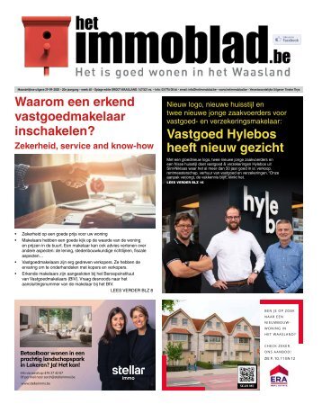 Het Immoblad van 29 september 2020