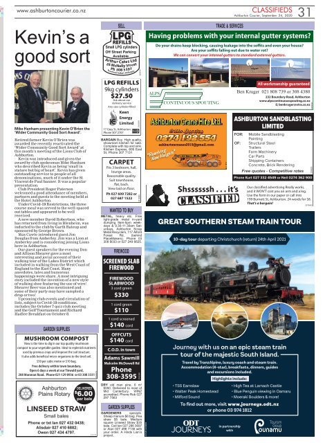 Ashburton Courier: September 24, 2020