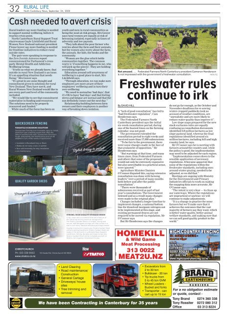 North Canterbury News: September 24, 2020