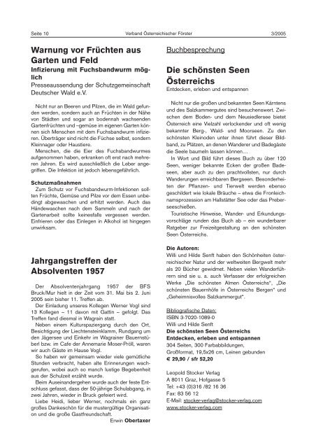 3/2005 - Der Verband Österreichischer Förster