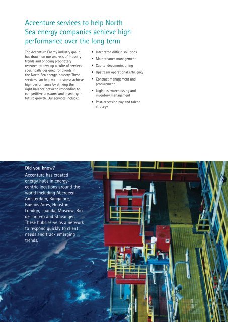 Helping North Sea operators achieve high performance