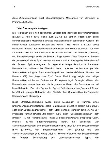 "Chronopsychobiologischen Regulationsdiagnostik" (CRD)