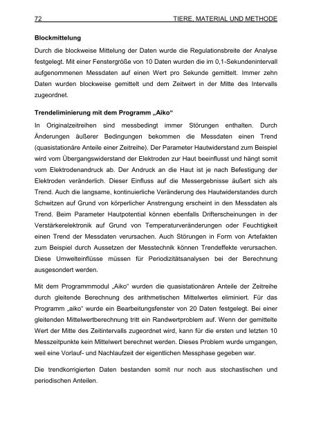 "Chronopsychobiologischen Regulationsdiagnostik" (CRD)