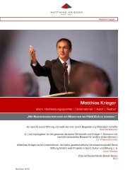 Matthias Krieger - Krieger + Schramm