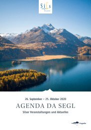 Agenda da Segl Nr. 5 Sommer 2020