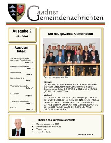 ausgabe 2010 (2).pdf - Gemeinde Gaaden