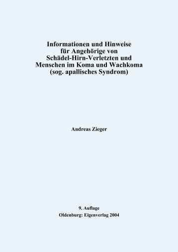 Informationen und Hinweise für Angehörige von ... - Andreas Zieger