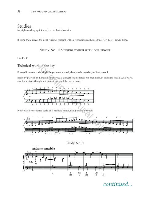 New Oxford Organ Method