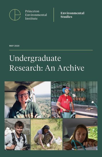 Undergraduate Research: An Archive - 2020 Program