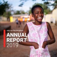 Kids for the Kingdom Annual Report 2019