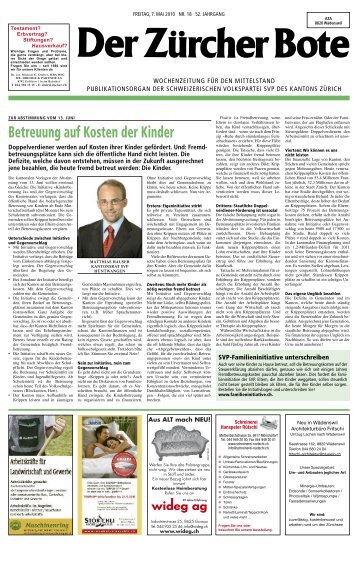 Ausgabe vom 07.05.2010 - SVP