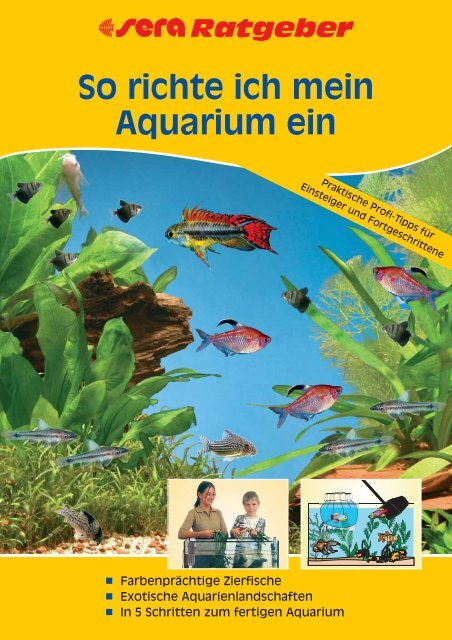 So richte ich mein Aquarium ein - sera GmbH
