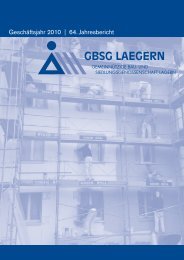 Jahresbericht 2010 - Lägern Wohnen