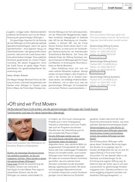 Thema Feuer: Heisse Variationen - Credit Suisse eMagazine ...