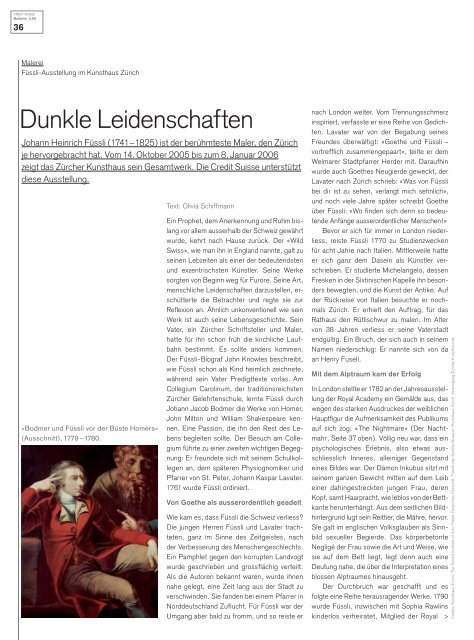 Thema Feuer: Heisse Variationen - Credit Suisse eMagazine ...