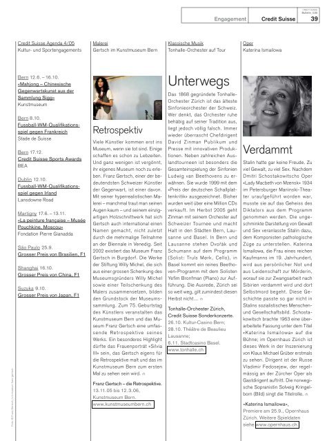 Thema Feuer: Heisse Variationen - Credit Suisse eMagazine ...