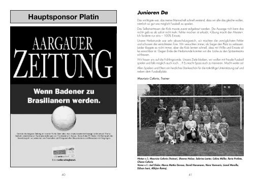 Hauptsponsor Platin - FC Baden