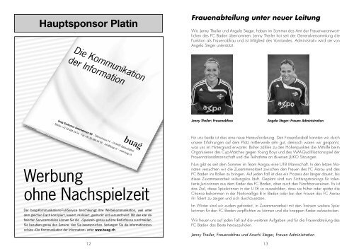 Hauptsponsor Platin - FC Baden