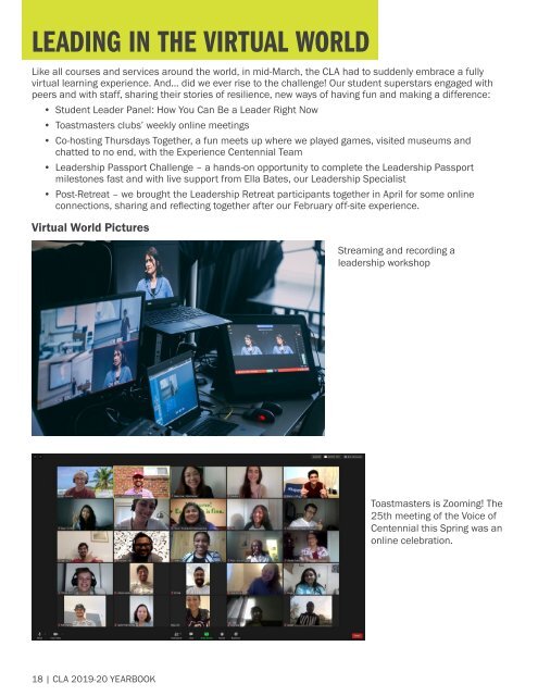 Leadership Academy Yearbook Flipbook 2019-2020