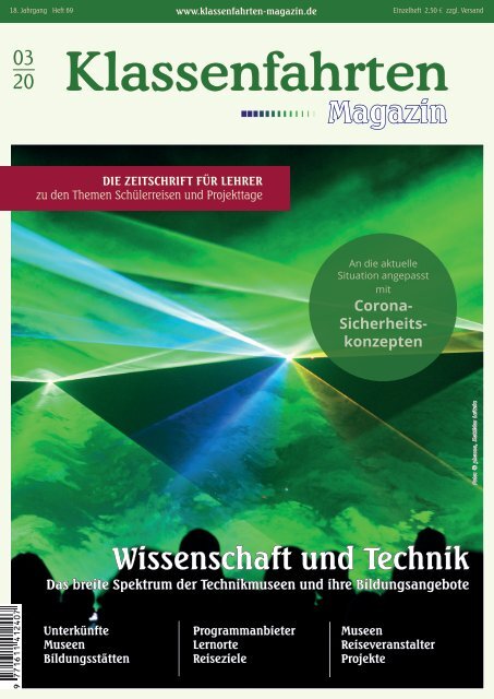 Klassenfahrten Magazin Heft 3/2020