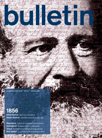 te del Consiglio di amministrazione negli anni 1856