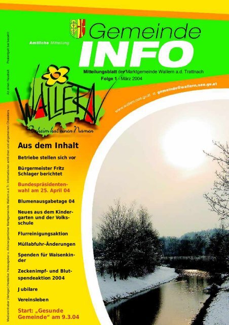 Folge 01-2004 - Wallern