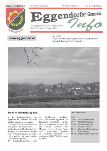Gemeinde-Info September 2008 - Eggendorf im Traunkreis