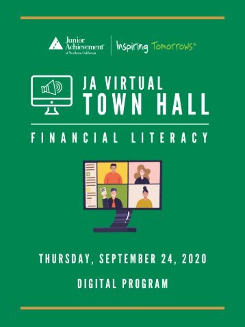 JA NorCal Virtual Town Hall: Financial Literacy - Digital Program