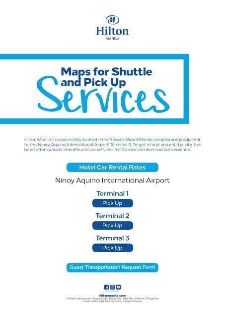 Hilton Manila Shuttle Map