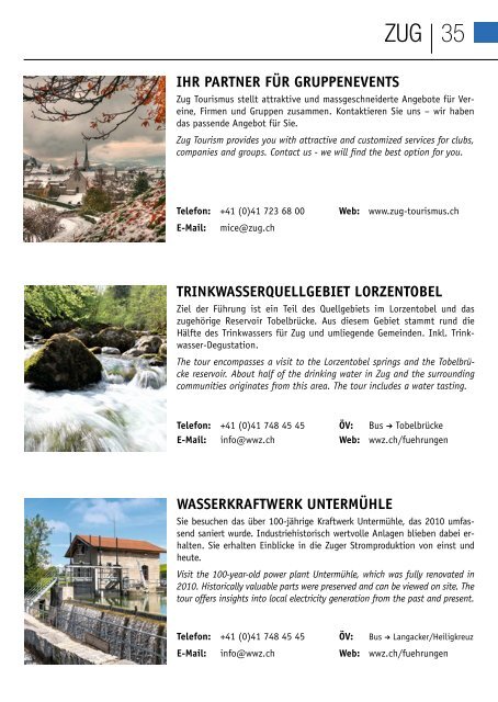 Guide Zug Herbst 2020