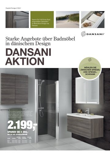 Starke Angebote über Badmöbel in dänischem Design