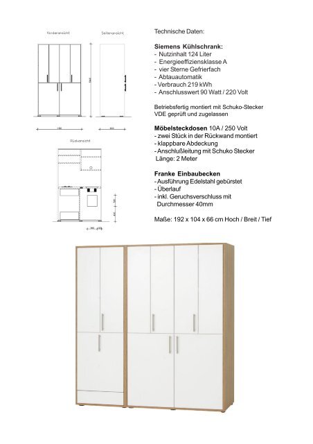 Katalog Design line Single Büroküche - Pro Art