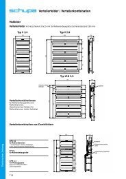 Verteilerfelder / Verteilerkombination - Schupa