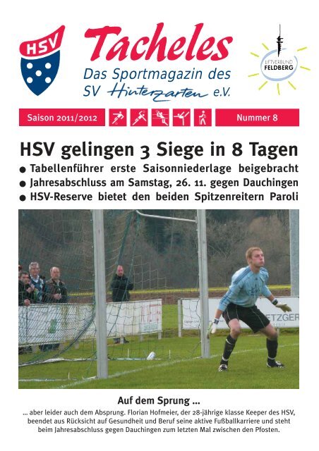 Tacheles Nr.8 - SV Hinterzarten