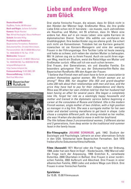 Katalog 2004 - DOK.fest München