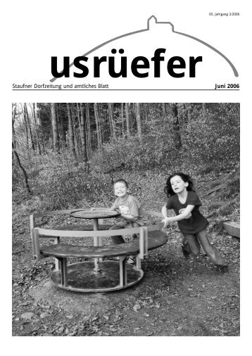 2. Ausgabe Juni [PDF, 4.39 MB] - Staufen