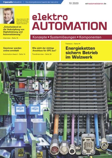 elektro AUTOMATION 10.2020