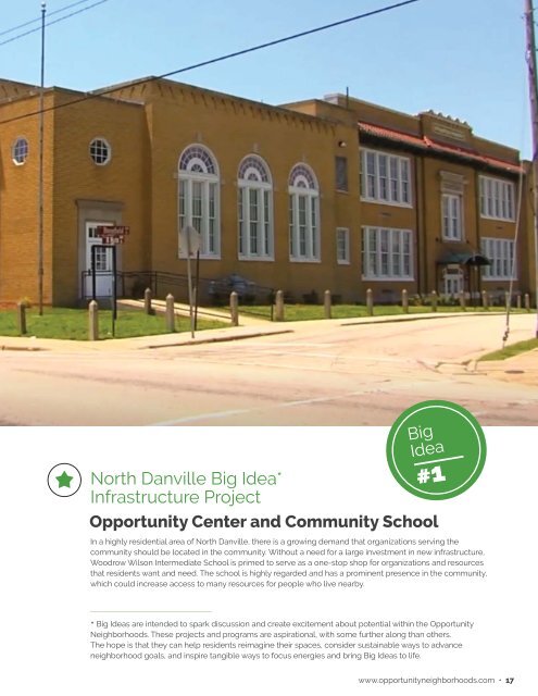 Quality of Life Plan for Opportunity Neighborhoods