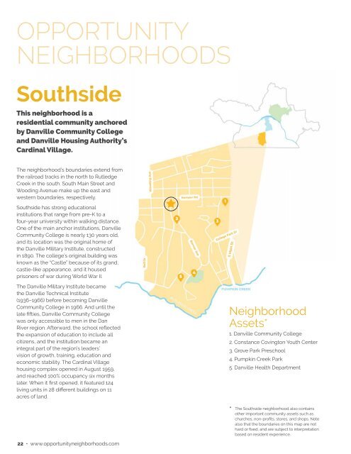 Quality of Life Plan for Opportunity Neighborhoods