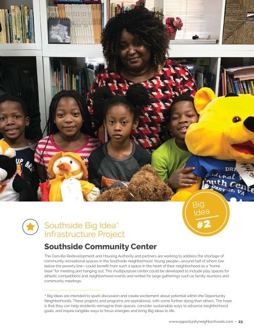 Quality of Life Plan for Opportunity Neighborhoods