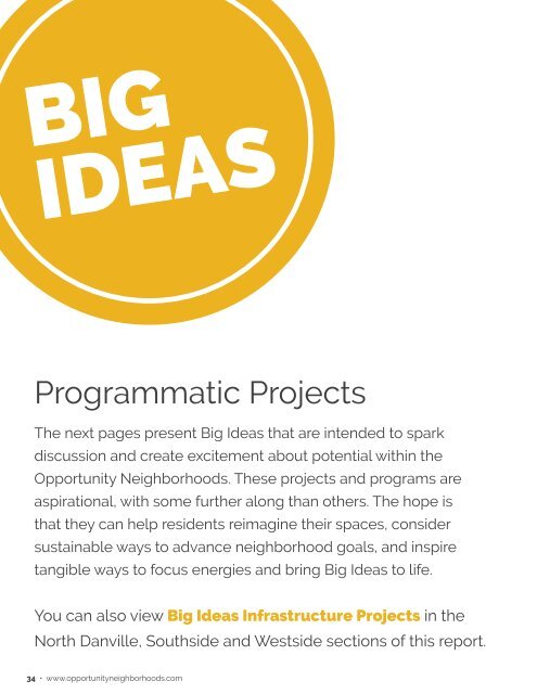 Quality of Life Plan for Opportunity Neighborhoods