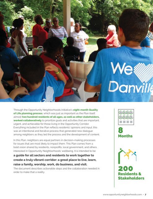 Quality of Life Plan for Opportunity Neighborhoods